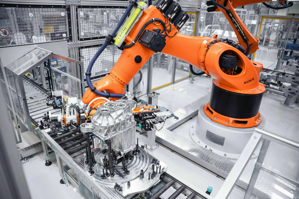 Audi Production of Electric Motors for PPE 2