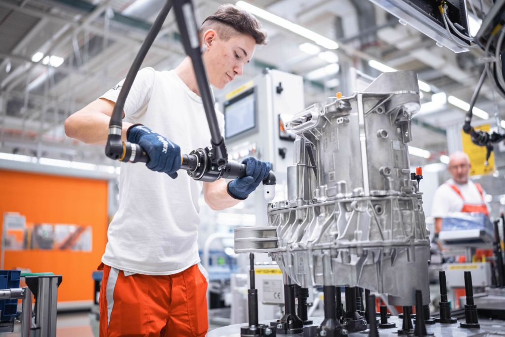 Audi Production of Electric Motors for PPE 3