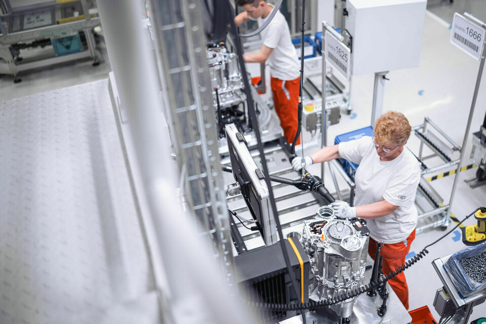 Audi Production of Electric Motors for PPE 4