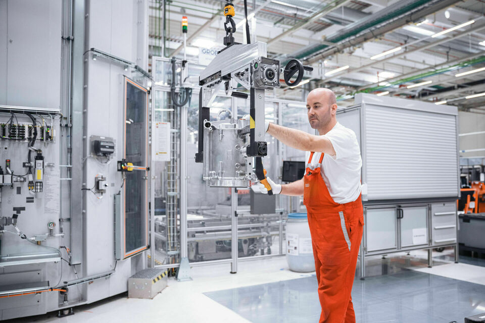 Audi Production of Electric Motors for PPE 6
