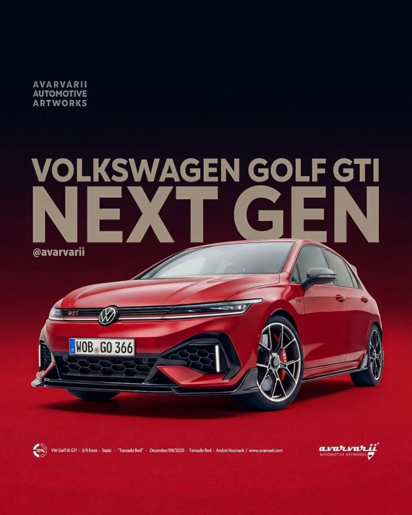 Volkswagen Golf GTI Mk9 Rendering (2)