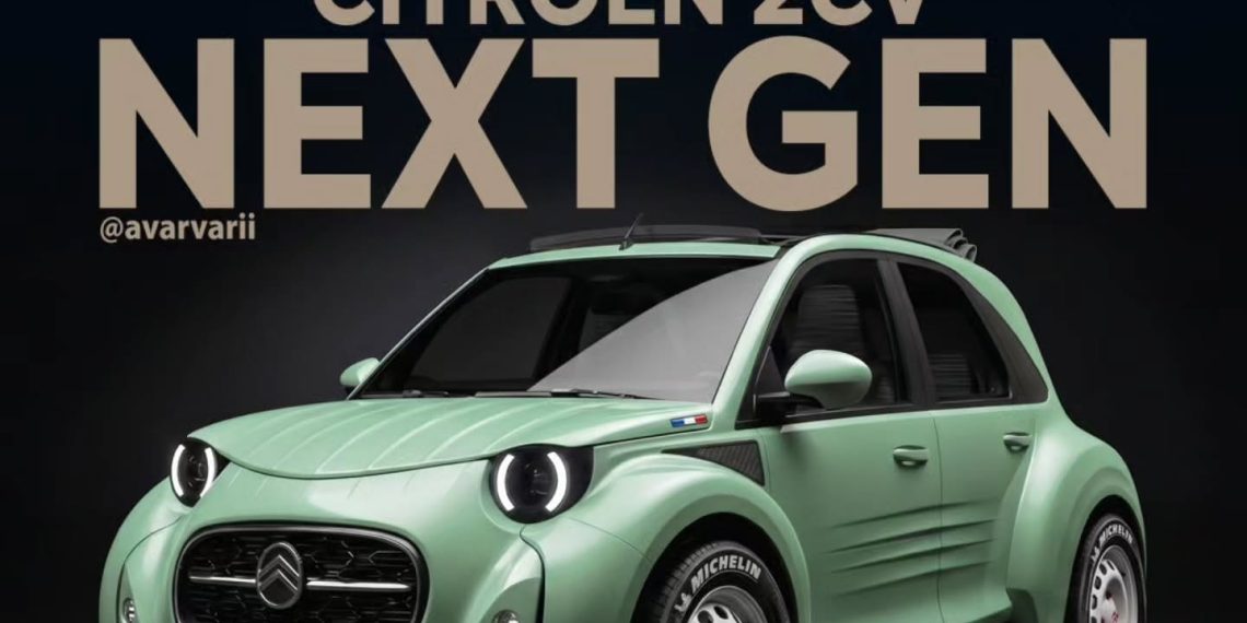 2028 Citroen 2CV Rendering (1)