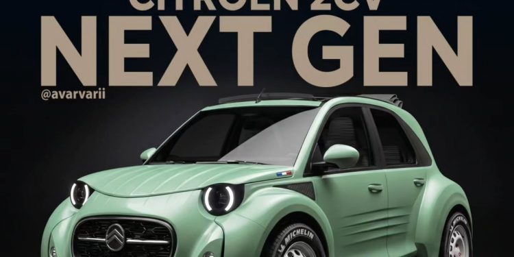 2028 Citroen 2CV Rendering (1)
